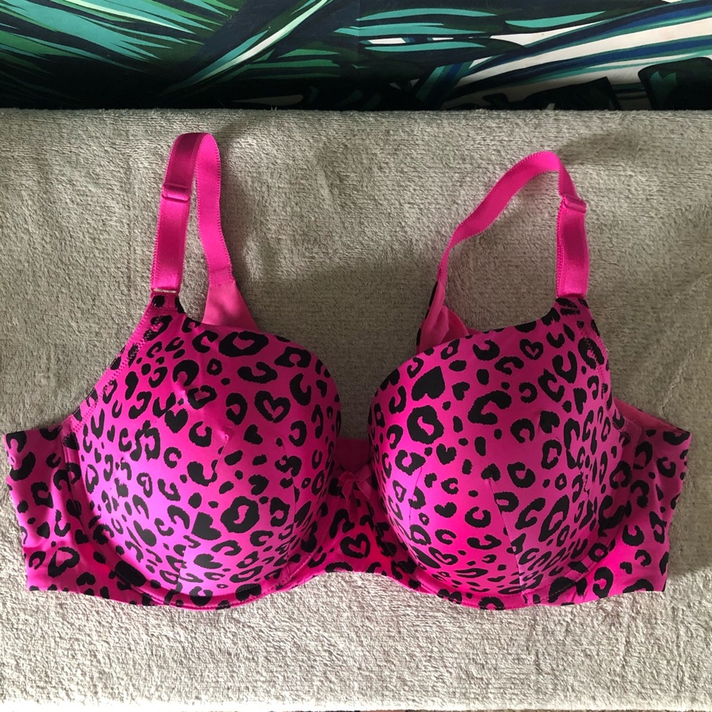 Torrid Curve Pink Cheetah Bra 40C